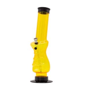 Akrilinė vandens pypkė "Amsterdam Grip Yellow" 32cm