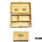 Vidutinio dydžio medinė sukimo dėžutė 15x6 cm