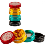 Metalinis smulkintuvas "Grace Glass Ganash Rasta" (4 dalių)