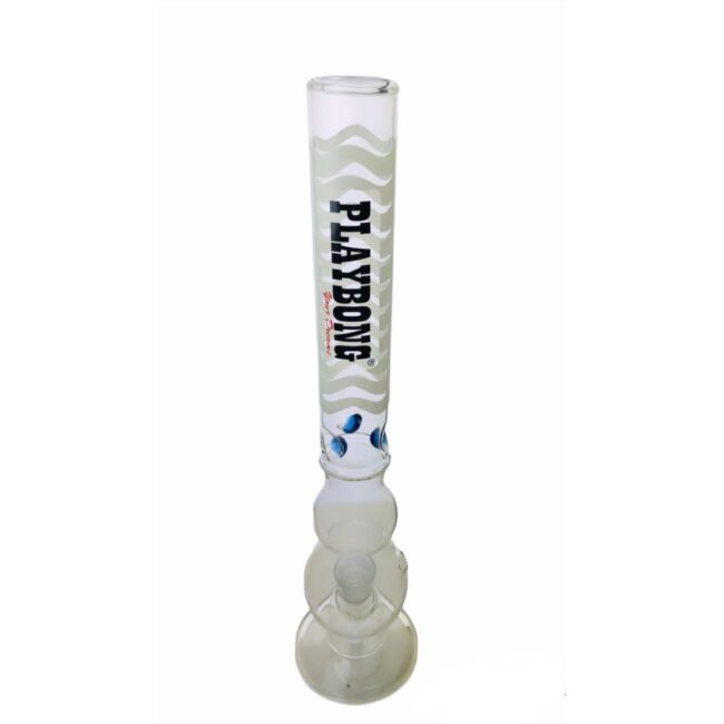 Stiklinė vandens pypkė "Play Bong Double Bubble" 45 cm