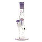 Stiklinė vandens pypkė „Grace Glass Purple Cane” 31.5 cm