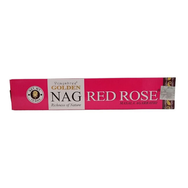 Golden Nag Red Rose natūralūs smilkalai 15 gr