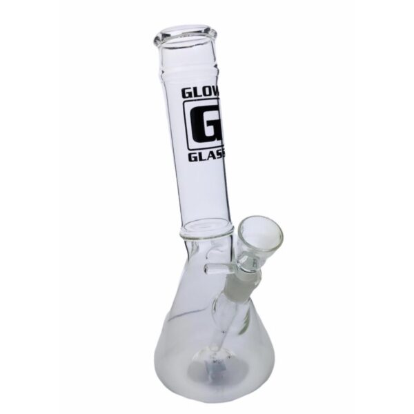 Stiklinė vandens pypkė „Glow Glass Bent Beaker” 23 cm