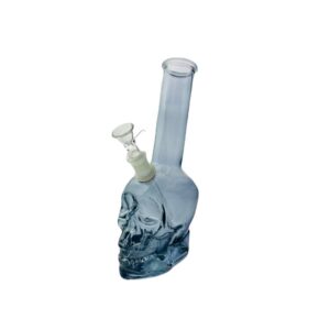 Stiklinė vandens pypkė „Grey Skull” 24 cm