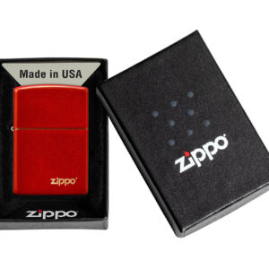 Žiebtuvėlis „Classic Metallic Red Zippo Logo"/