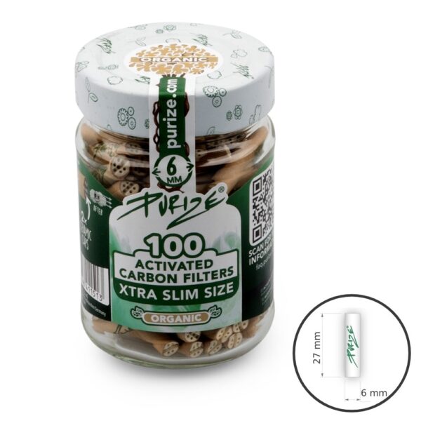 Aktyviosios anglie filtrai purize xtra slim 100 vnt