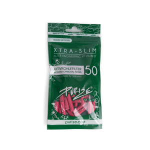 Aktyviosios anglies filtrai „Purize Xtra Slim Pink“ 50 vnt.