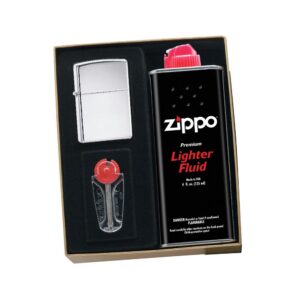 Rinkinys Zippo Giftset Polished Chrome