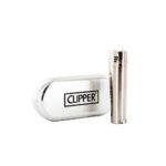 Žiebtuvėlis Clipper Metal Jet Flame Silver