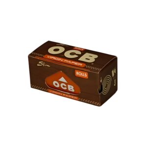Vyniojami popierėliai OCB Virgin King Size Slim Rolls 4 m.