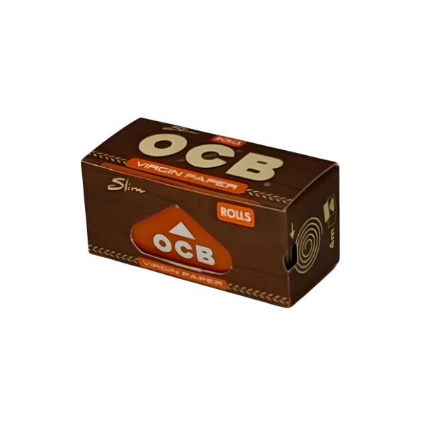 Vyniojami popierėliai OCB Virgin King Size Slim Rolls 4 m.