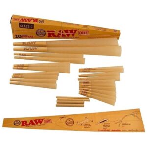Popierėliai RAW Cone 20 Stage Rawket