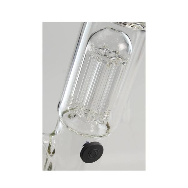 Stiklinė vandens pypkė dėžutėje Black Leaf Bongbastic 36cm