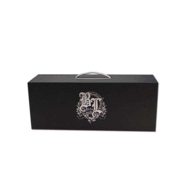 Stiklinė vandens pypkė dėžutėje Black Leaf Bongbastic 36cm