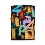 Žiebtuvėlis Zippo Abstract Letters Design