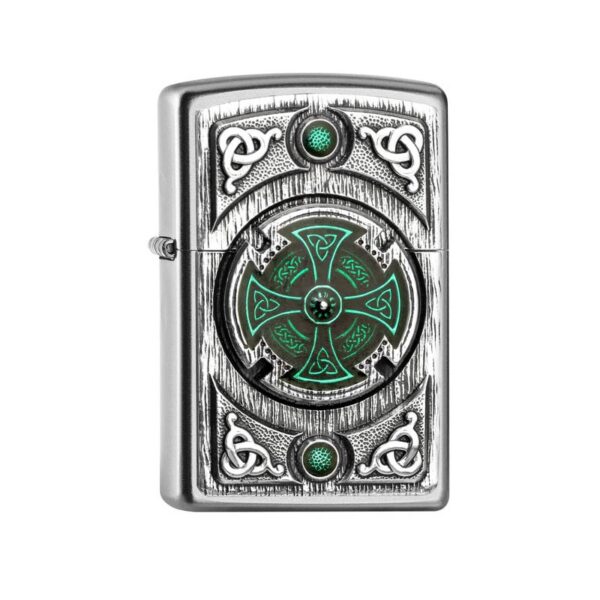 Žiebtuvėlis Zippo Celtic Green Cross
