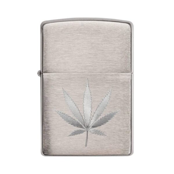 Žiebtuvėlis Zippo Chrome Mari Leaf Design