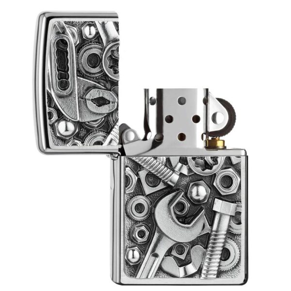 Žiebtuvėlis Zippo Screws and Tools 3D
