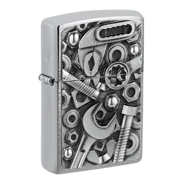 Žiebtuvėlis Zippo Screws and Tools 3D