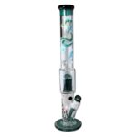 Stiklinė vandens pypkė Black Leaf Cylinder Qinglong 49 cm