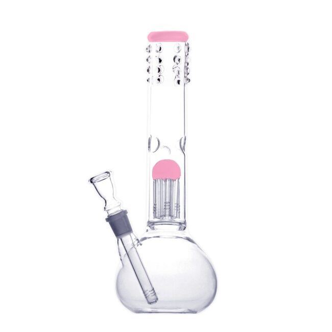Stiklinė vandens pypkė Pink Bubble 36 cm