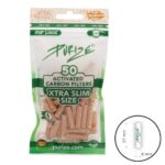 Aktyviosios anglies filtriukai Purize Xtra Slim Spy 50vnt.