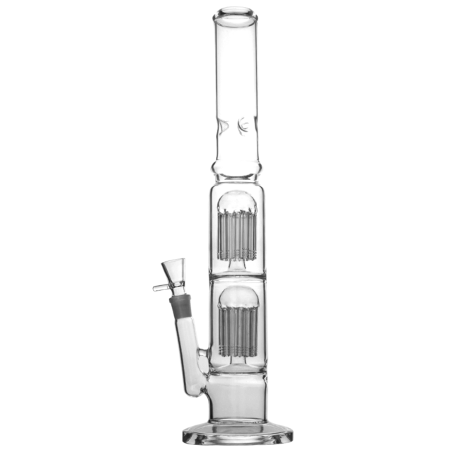 Stiklinė vandens pypkė Clear Crowns 47cm