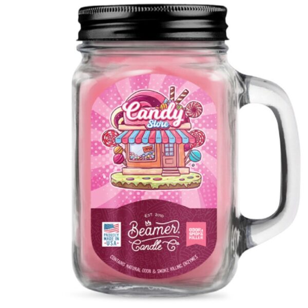 Large Beamer Candle Candy Store 310 ml.