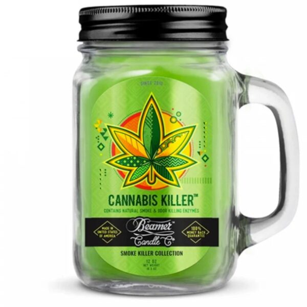 Large Beamer Candle Cannabis Killer 310 ml.