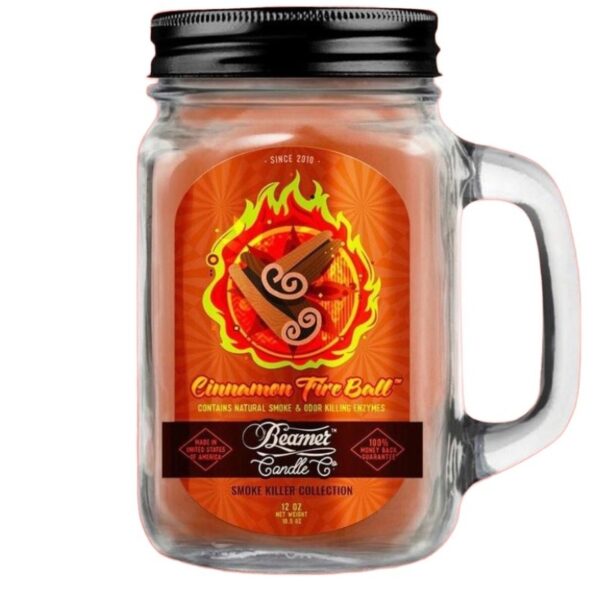 Large Beamer Candle Cinnamon Fireball 310 ml. Large Beamer Candle Cinnamon Fireball 310 ml.