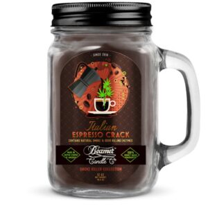 Large Beamer Candle Italian Espresso Crack 310 ml.