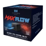 Natūralūs kokoso angliukai Crown Max Flow 26mm 1 kg.