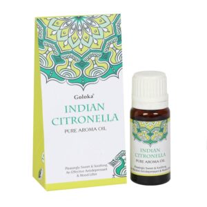 Goloka Indian Citronella aromatinis aliejus 10 ml.