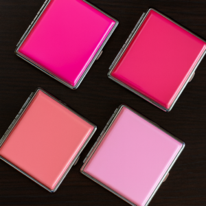 Metalinė cigaretinė „Pink Edition“ (Rožinis portsigaras)