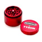 Metalinis smulkintuvas Futurola × Tyson 2.0 – 4 dalių kolekcinis raudonas
