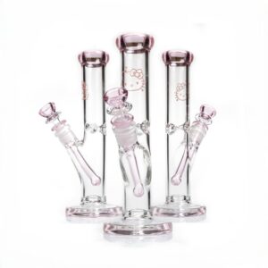 Stiklinė vandens pypkė Hello Pinky Cane 25 cm