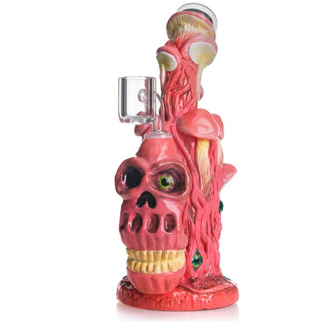 Stiklinė vandens pypkė Oil Skull 24 cm