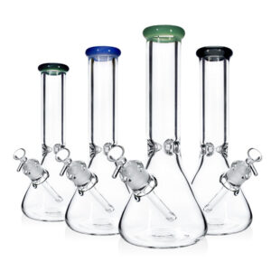 Stiklinė vandens pypkė "Simple Round Beaker" 31 cm