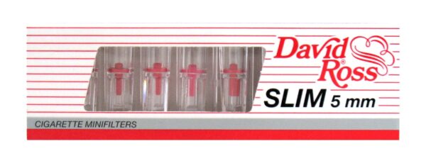 David Ross Slim minifiltrai 5 mm (10 vnt.)