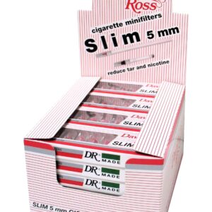 David Ross Slim minifiltrai 5 mm (10 vnt.) didmeninė dėžutė