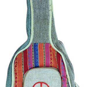 Gheri rankų darbo kanapinis gitaros krepšys
