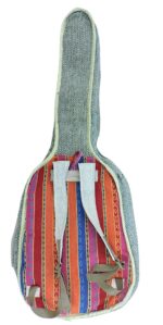 Gheri rankų darbo kanapinis gitaros krepšys nugara