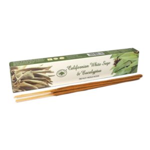 Green Tree Californian White Sage Eucalyptus natūralūs smilkalai 15gr