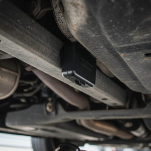 Magnetinė raktų dėžutė 1 po automobiliu