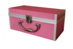 Paslapčių dėžutė 12x12x24 cm rožinė