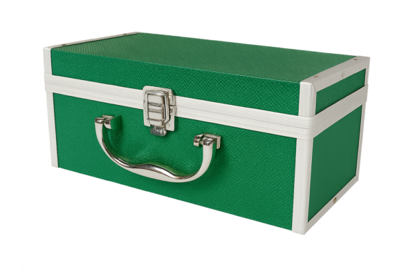 Paslapčių dėžutė žalia 12x12x24 cm