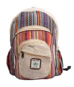 Rankų darbo kanapinė kuprinė „Pure Hemp“