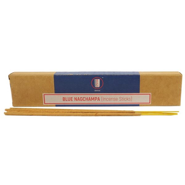 Srinivas Blue Nagchampa naturalus smilkalai 15gr - Bongai.lt