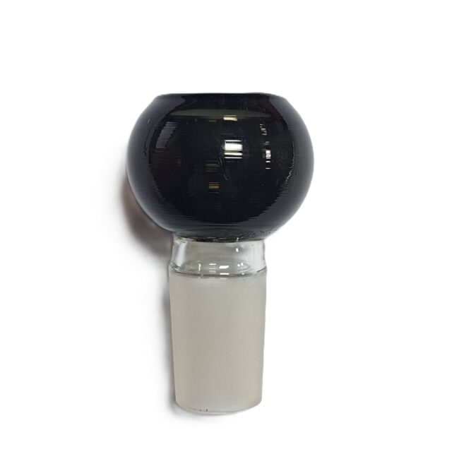 Stiklinė galvutė bongui „LabGlass Dark” – 18.8 mm