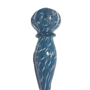 Stiklinė pypkė „Blue Stream“, 12 cm